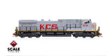 ScaleTrains SXT40617 GE AC4400CW, Kansas City Southern/Gray/KCS #2043 DCC & Sound N Scale