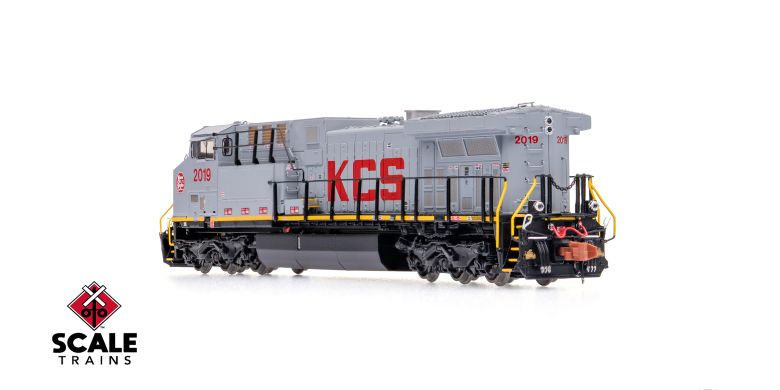ScaleTrains SXT40617 GE AC4400CW, Kansas City Southern/Gray/KCS #2043 DCC & Sound N Scale