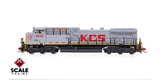 ScaleTrains SXT40617 GE AC4400CW, Kansas City Southern/Gray/KCS #2043 DCC & Sound N Scale
