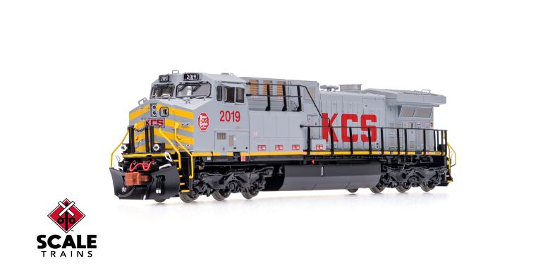 ScaleTrains SXT40617 GE AC4400CW, Kansas City Southern/Gray/KCS #2043 DCC & Sound N Scale