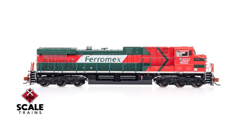 ScaleTrains SXT40621 GE AC4400CW, Ferromex/Diabla #4553 DCC & Sound N Scale