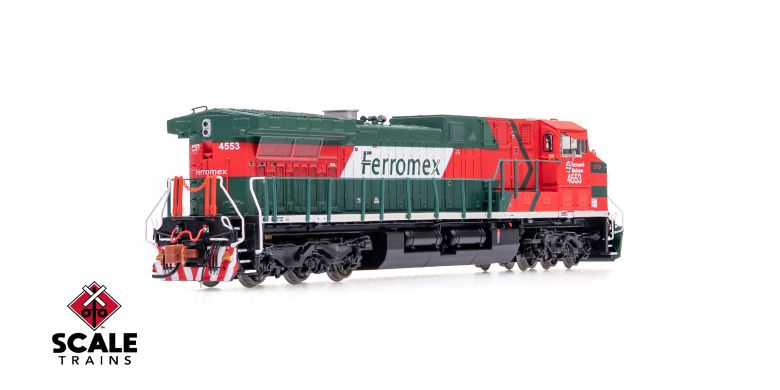 ScaleTrains SXT40621 GE AC4400CW, Ferromex/Diabla #4553 DCC & Sound N Scale