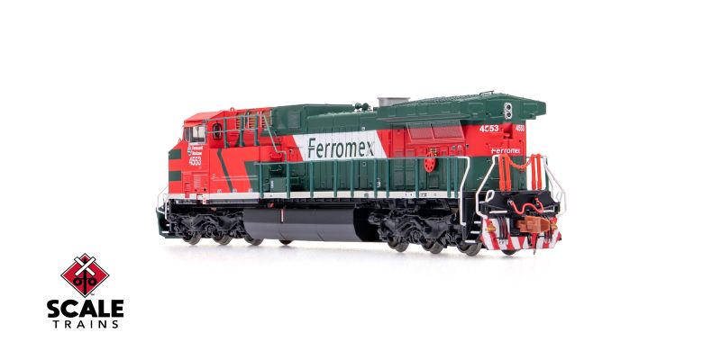 ScaleTrains SXT40621 GE AC4400CW, Ferromex/Diabla #4553 DCC & Sound N Scale