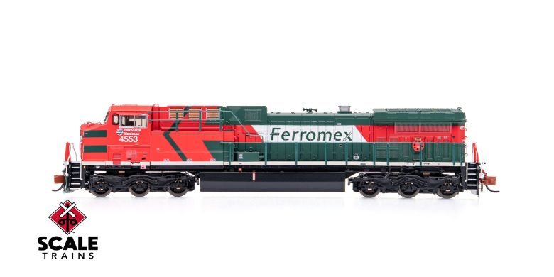 ScaleTrains SXT40621 GE AC4400CW, Ferromex/Diabla #4553 DCC & Sound N Scale