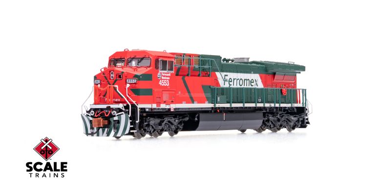 ScaleTrains SXT40621 GE AC4400CW, Ferromex/Diabla #4553 DCC & Sound N Scale