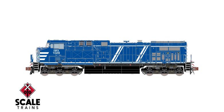ScaleTrains SXT40635 GE AC4400CW, CEFX/Bluebird #1031 DCC & Sound N Scale