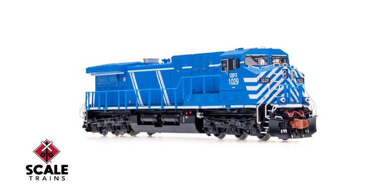 ScaleTrains SXT40635 GE AC4400CW, CEFX/Bluebird #1031 DCC & Sound N Scale