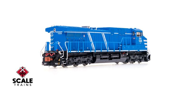 c30 あお ScaleTrains SXT40641 GE AC4400CW, CEFX/Bluebird #1049 DCC & Sound