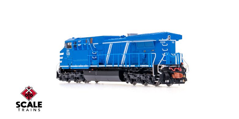 ScaleTrains SXT40641 GE AC4400CW, CEFX/Bluebird #1049 DCC