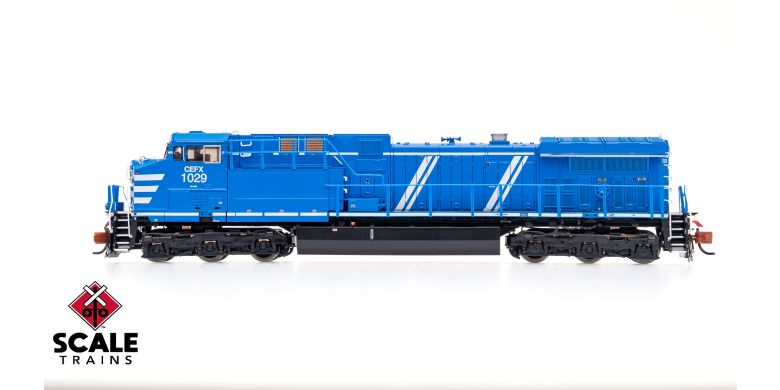 ScaleTrains SXT40641 GE AC4400CW, CEFX/Bluebird #1049 DCC & Sound