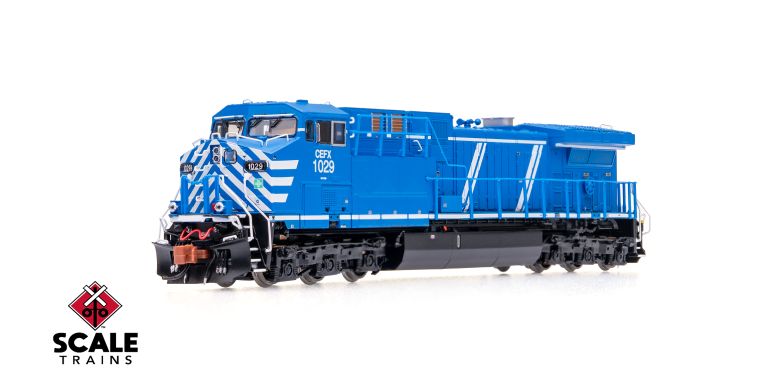 ScaleTrains SXT40635 GE AC4400CW, CEFX/Bluebird #1031 DCC & Sound N Scale