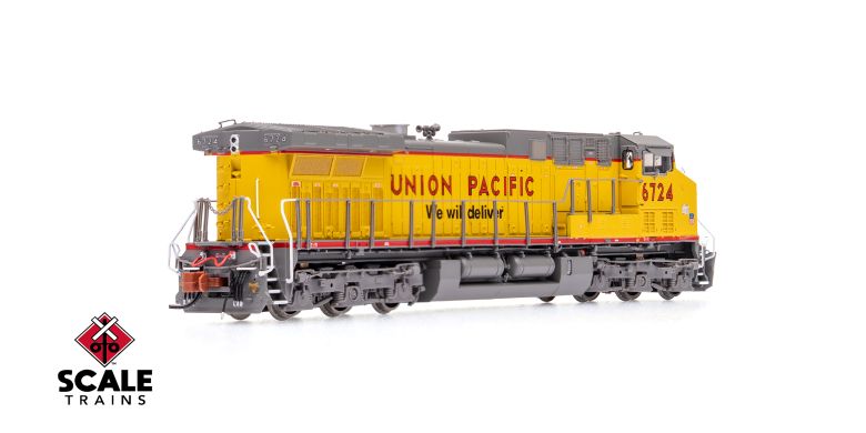 ScaleTrains SXT40661 GE AC4400CW, Union Pacific/ex-C&NW/"We Will Deliver"/Red Sill #6724 DCC & Sound N Scale