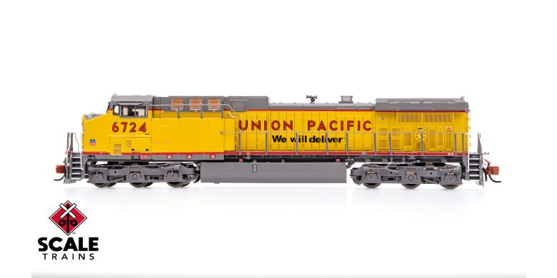 ScaleTrains SXT40661 GE AC4400CW, Union Pacific/ex-C&NW/"We Will Deliver"/Red Sill #6724 DCC & Sound N Scale