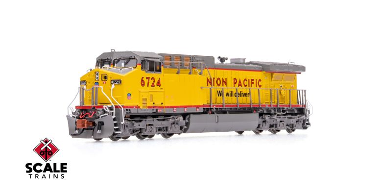 ScaleTrains SXT40661 GE AC4400CW, Union Pacific/ex-C&NW/"We Will Deliver"/Red Sill #6724 DCC & Sound N Scale