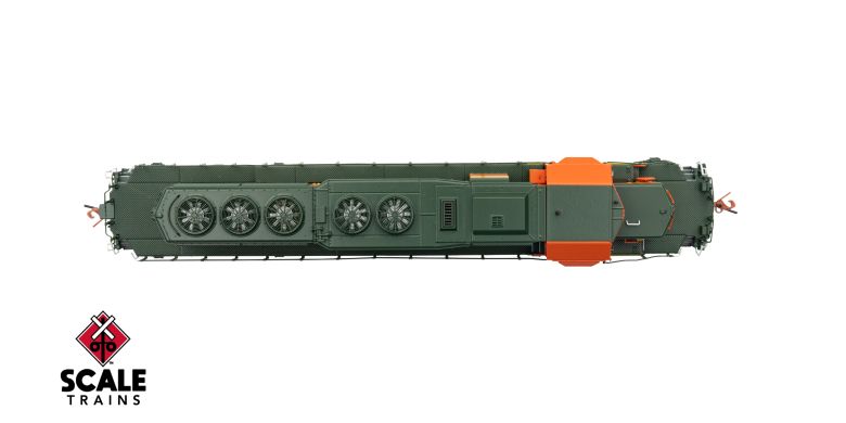 Scaletrains Rivet Counter SXT40681 EMD SD40-2, BNSF/Heritage I/Large Circle-Cross Nose Logo #7053 DCC & Sound N Scale