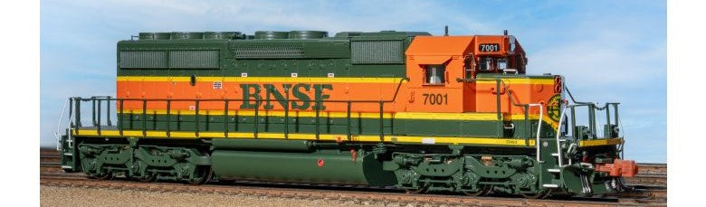 Scaletrains Rivet Counter SXT40681 EMD SD40-2, BNSF/Heritage I/Large Circle-Cross Nose Logo #7053 DCC & Sound N Scale