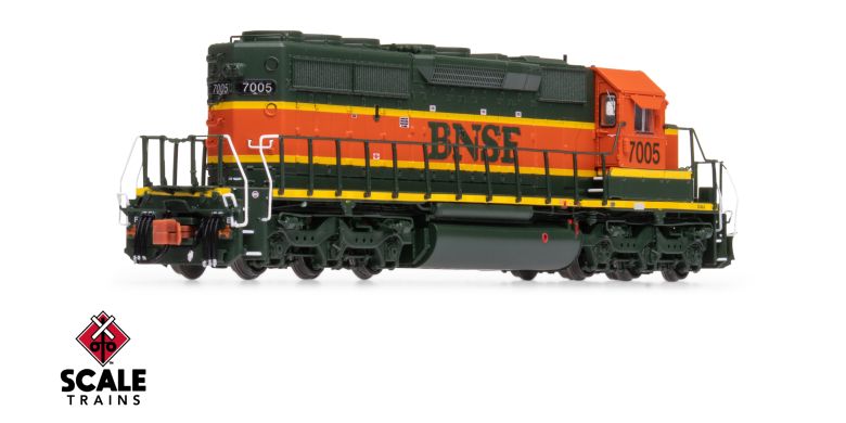 Scaletrains Rivet Counter SXT40675 EMD SD40-2, BNSF/Heritage/Small Circle-Cross Nose Logo #7016 DCC & Sound N Scale