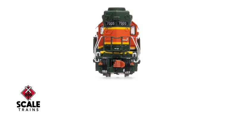 Scaletrains Rivet Counter SXT40675 EMD SD40-2, BNSF/Heritage/Small Circle-Cross Nose Logo #7016 DCC & Sound N Scale