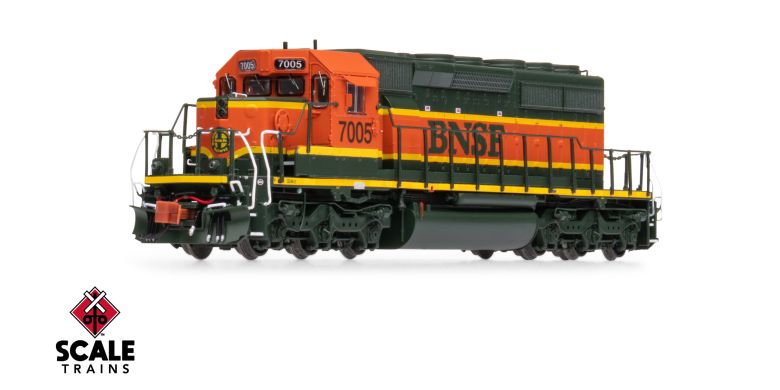 Scaletrains Rivet Counter SXT40675 EMD SD40-2, BNSF/Heritage/Small Circle-Cross Nose Logo #7016 DCC & Sound N Scale