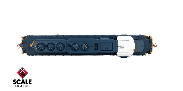 Scaletrains Rivet Counter SXT40683 EMD SD40-2, CSX/YN3 Boxcar Logo/Yellow Plow #4040 DCC & Sound N Scale