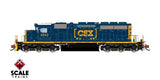 Scaletrains Rivet Counter SXT40685 EMD SD40-2, CSX/YN3 Boxcar Logo/Yellow Plow #4042 DCC & Sound N Scale