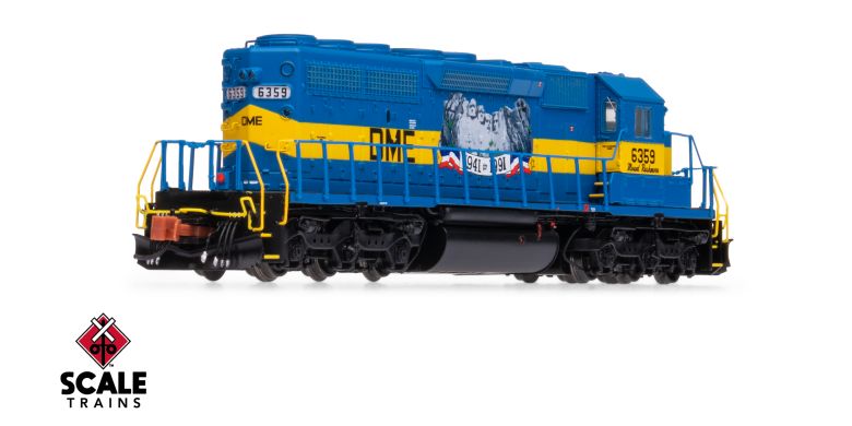 Scaletrains Rivet Counter SXT40695 EMD SD40-2, DM&E/Mt. Rushmore #6359 DCC & Sound N Scale