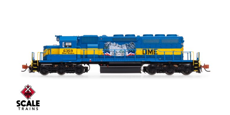 Scaletrains Rivet Counter SXT40695 EMD SD40-2, DM&E/Mt. Rushmore #6359 DCC & Sound N Scale