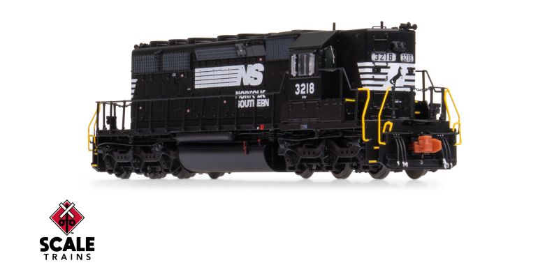 Scaletrains Rivet Counter SXT40715 EMD SD40-2, Norfolk Southern/Thoroughbred/Chicken Wire Grilles #3218 DCC & Sound N Scale