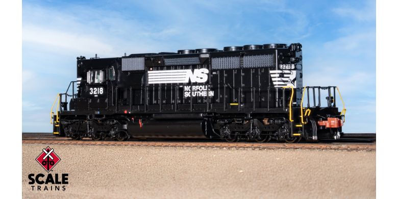 Scaletrains Rivet Counter SXT40715 EMD SD40-2, Norfolk Southern/Thoroughbred/Chicken Wire Grilles #3218 DCC & Sound N Scale