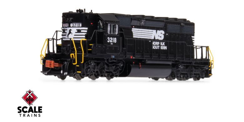 Scaletrains Rivet Counter SXT40715 EMD SD40-2, Norfolk Southern/Thoroughbred/Chicken Wire Grilles #3218 DCC & Sound N Scale