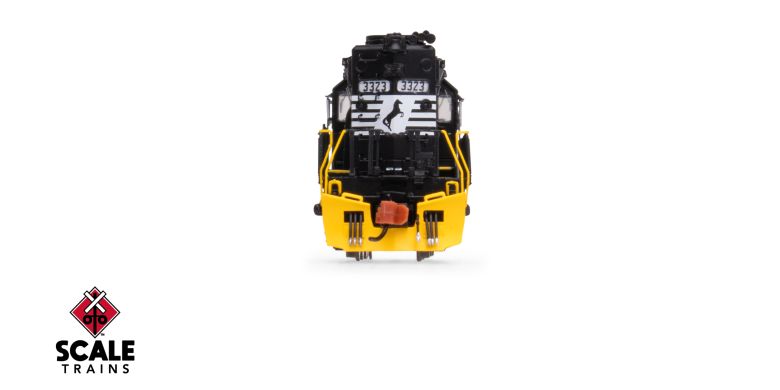 Scaletrains Rivet Counter SXT40723 EMD SD40-2, Norfolk Southern/Thoroughbred/Corrugated Grilles/Yellow Plow #3323 DCC & Sound N Scale
