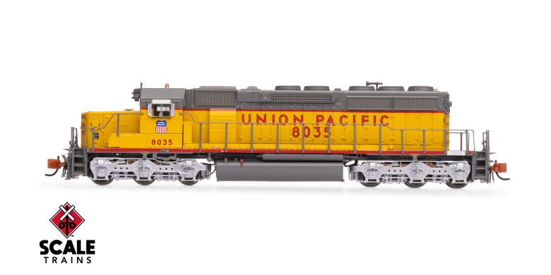 Scaletrains Rivet Counter SXT40727 EMD SD40-2, Union Pacific/Fast Forty/116" Snoot Nose #8035 DCC & Sound N Scale