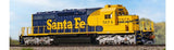 Scaletrains Rivet Counter SXT40739 EMD SD40-2, ATSF Santa Fe/Nose Headlight #5174 DCC & Sound HO Scale
