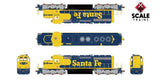 Scaletrains Rivet Counter SXT40739 EMD SD40-2, ATSF Santa Fe/Nose Headlight #5174 DCC & Sound HO Scale