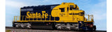 Scaletrains Rivet Counter SXT40745 EMD SD40-2, ATSF Santa Fe/Nose Headlight/Ditch Lights #5177 DCC & Sound HO Scale