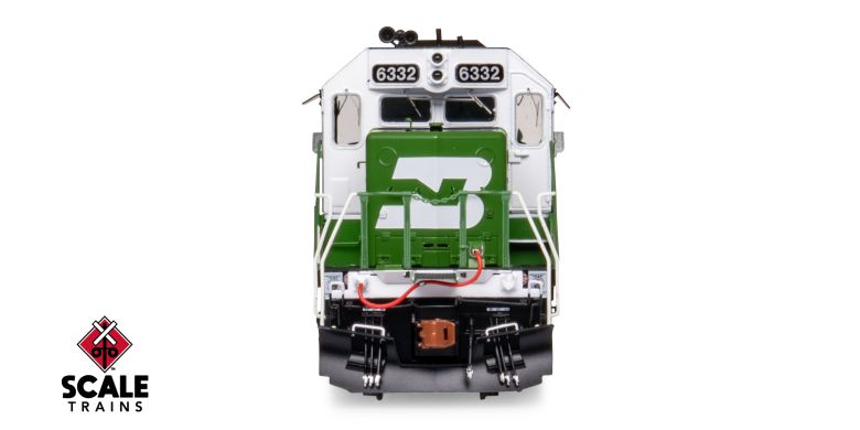 Scaletrains Rivet Counter SXT40753 EMD SD40-2, BN Burlington Northern/White Face #6351 DCC & Sound HO Scale
