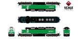 Scaletrains Rivet Counter SXT40753 EMD SD40-2, BN Burlington Northern/White Face #6351 DCC & Sound HO Scale