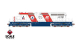 Scaletrains Rivet Counter SXT40755 EMD SD40-2, BN Burlington Northern/Bicentennial #1876 DCC & Sound HO Scale