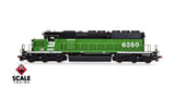 Scaletrains Rivet Counter SXT40759 EMD SD40-2, BN Burlington Northern/White Face/Strobe Lights #6358 DCC & Sound HO Scale