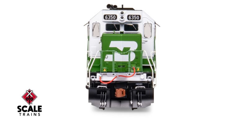 Scaletrains Rivet Counter SXT40759 EMD SD40-2, BN Burlington Northern/White Face/Strobe Lights #6358 DCC & Sound HO Scale