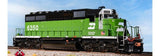 Scaletrains Rivet Counter SXT40759 EMD SD40-2, BN Burlington Northern/White Face/Strobe Lights #6358 DCC & Sound HO Scale