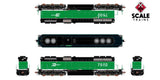 Scaletrains Rivet Counter SXT40763 EMD SD40-2B, BN Burlington Northern/White Face #7502 DCC & Sound HO Scale