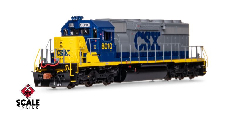 Scaletrains Rivet Counter SXT40767 EMD SD40-2, CSX/YN2 #8028 DCC & Sound HO Scale