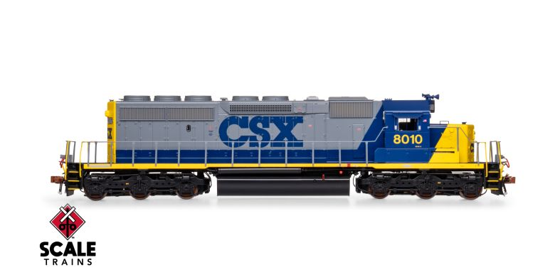 Scaletrains Rivet Counter SXT40767 EMD SD40-2, CSX/YN2 #8028 DCC & Sound HO Scale