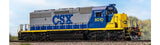 Scaletrains Rivet Counter SXT40767 EMD SD40-2, CSX/YN2 #8028 DCC & Sound HO Scale