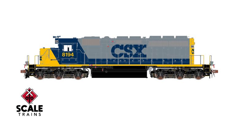 Scaletrains Rivet Counter SXT40767 EMD SD40-2, CSX/YN2 #8028 DCC & Sound HO Scale