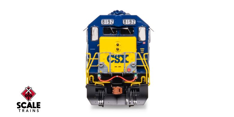 Scaletrains Rivet Counter SXT40771 EMD SD40-2, CSX/YN2/Ditch Lights #8192 DCC & Sound HO Scale