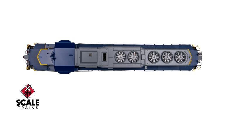 Scaletrains Rivet Counter SXT40771 EMD SD40-2, CSX/YN2/Ditch Lights #8192 DCC & Sound HO Scale