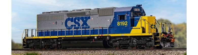 Scaletrains Rivet Counter SXT40771 EMD SD40-2, CSX/YN2/Ditch Lights #8192 DCC & Sound HO Scale