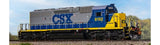 Scaletrains Rivet Counter SXT40771 EMD SD40-2, CSX/YN2/Ditch Lights #8192 DCC & Sound HO Scale